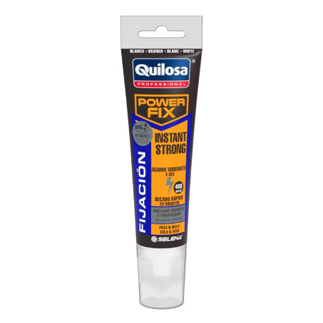 Adhesivo power fix instant strong tubo 150gr blanco QUILOSA