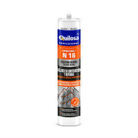 Silicona neutra N-16 cartucho 300ml blanca QUILOSA