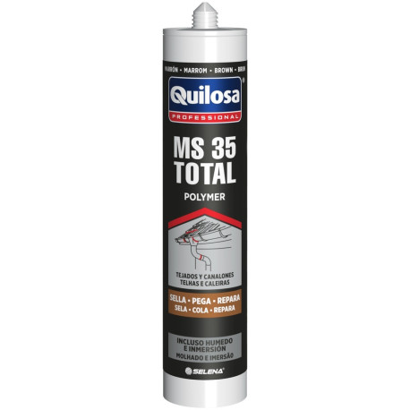 Sellador sintex MS 35 total cartucho 280ml marron QUILOSA