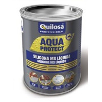 Silicona Aqua Protect MS liquida 1k gris impermeabilizante (2 unidades) QUILOSA