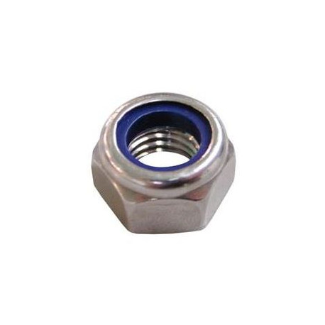 Tuerca DIN 985 inox A4 (316) M-10  (500 unidades) 