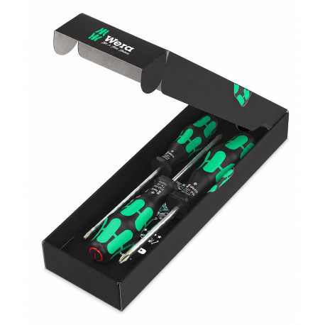 Juego 3 destornillador Pack kraftform WERA