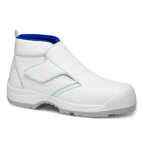 Bota Kira S2 cierre velcro blanca ROBUSTA