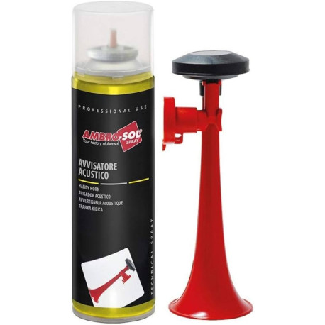 Spray avisador acustico con trompetilla 250ml AMBROSOL