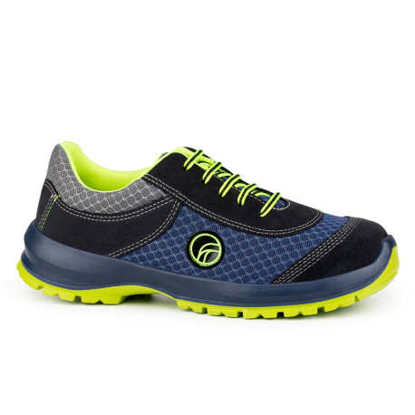 Zapato Acebo FRESH S3 azul/amarilla ROBUSTA