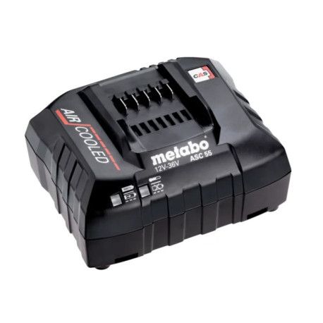 Cargador ASC 55 para 12V a 36V air cooled baterias corredera METABO