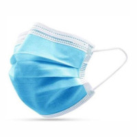 Mascarilla quirurgica IIR azul 3 capas con gomas caja 50u PROLIMAX