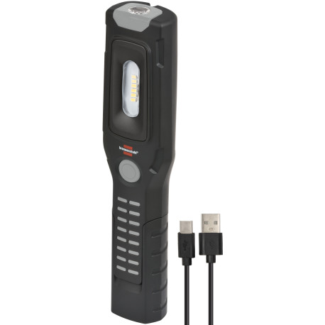 Lampara portatil con LED y bateria HL 501 A 500+120lm USB C BRENNENSTH