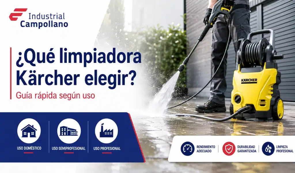 Guía para elegir limpiadora Kärcher de alta presión Limpiadora Kärcher de alta presión para hogar taller e industria