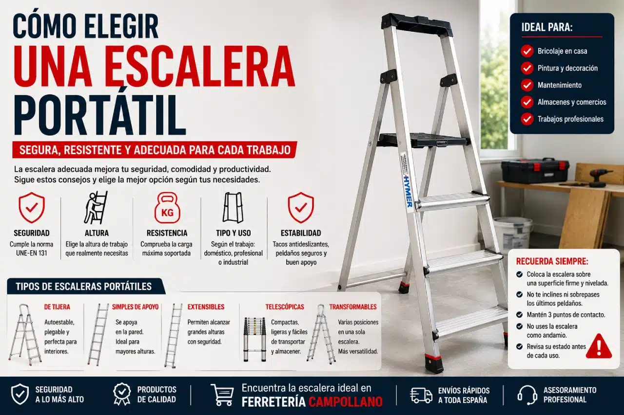 Escalera portátil de aluminio para trabajos de bricolaje mantenimiento y seguridad laboral Escalera portátil de aluminio para trabajos de bricolaje mantenimiento y seguridad laboral