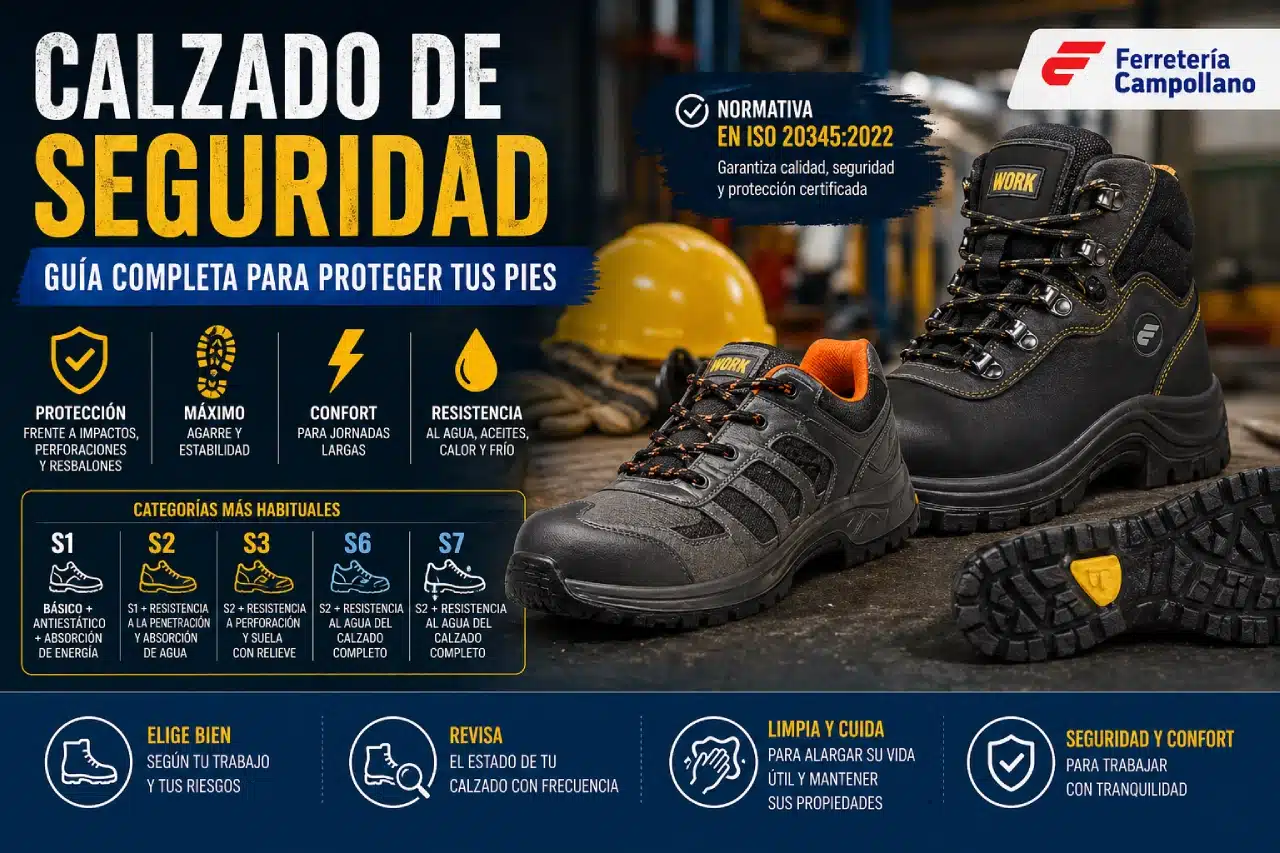 Calzado de seguridad: guía completa para elegir Calzado de seguridad: guía completa para elegir