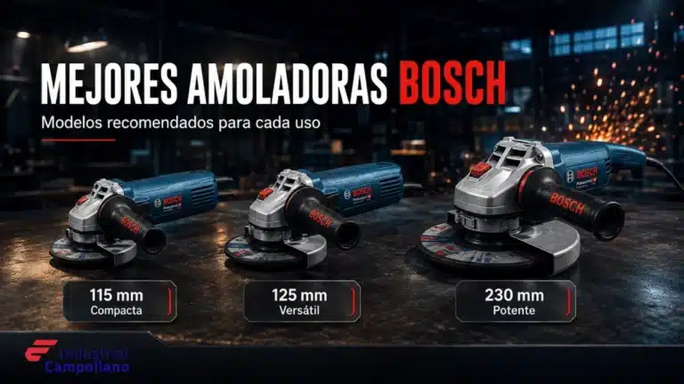 Mejores amoladoras Bosch: modelos recomendados para cada uso