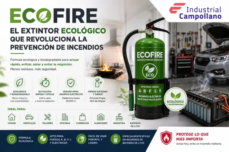 ECOFIRE: qué es, cómo funciona y cuándo usar este extintor ecológico