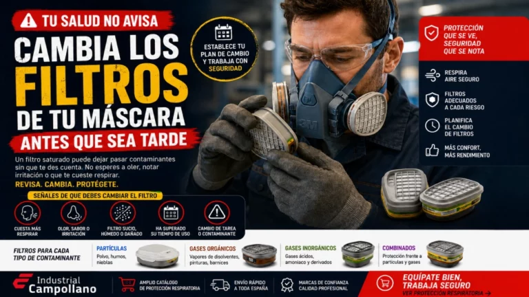 Cambia los filtros de tu máscara antes de que sea tarde