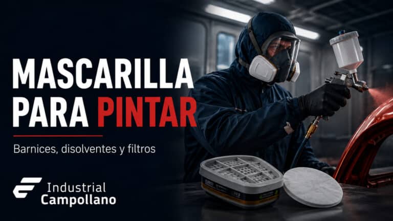 Qué mascarilla usar para pintar, barnizar o usar disolventes